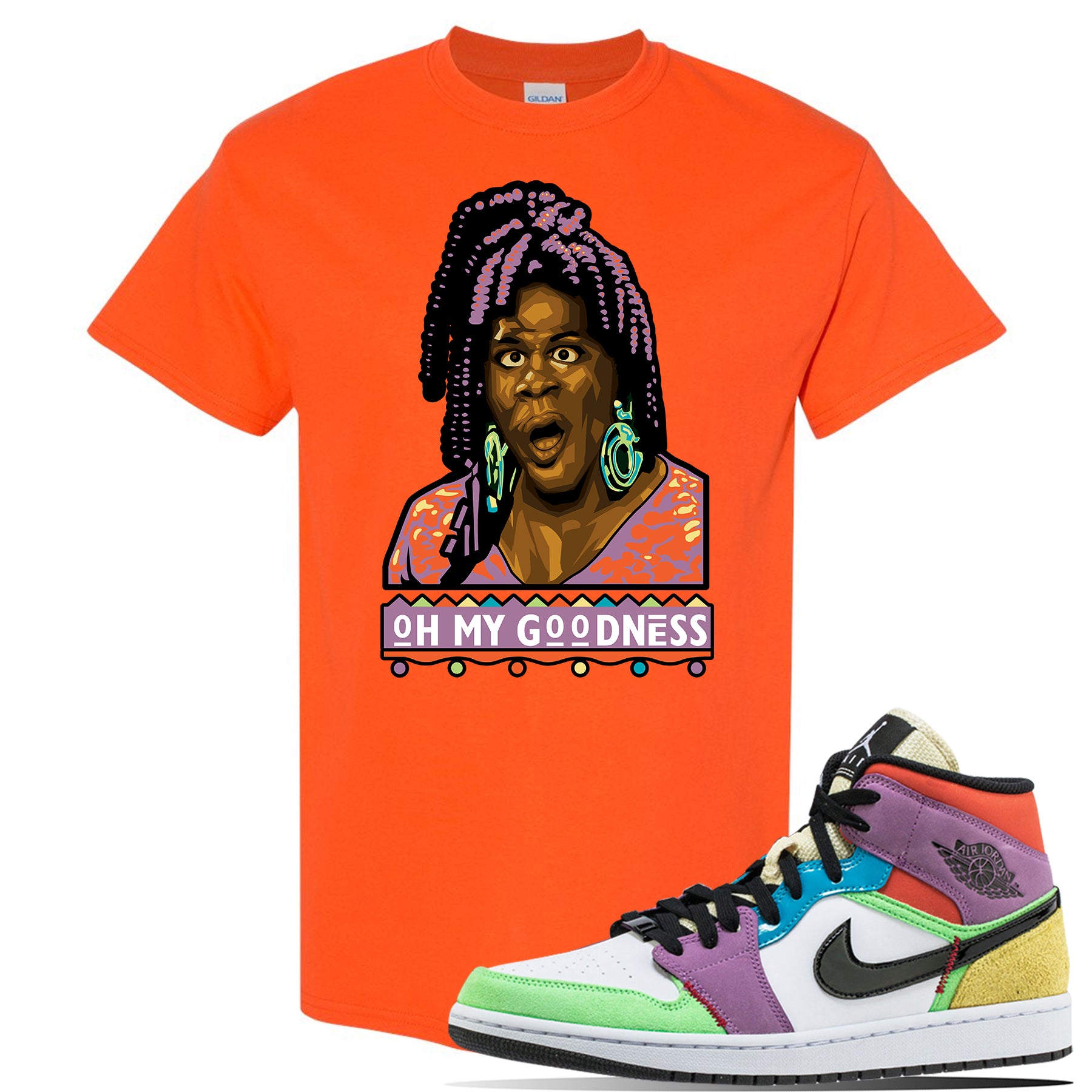 air jordan 1 mid gs candy shirt