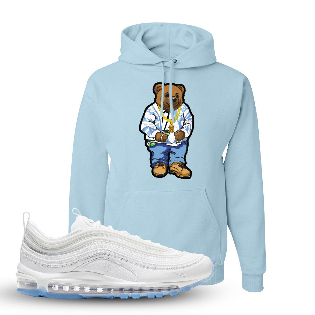 white air max hoodie