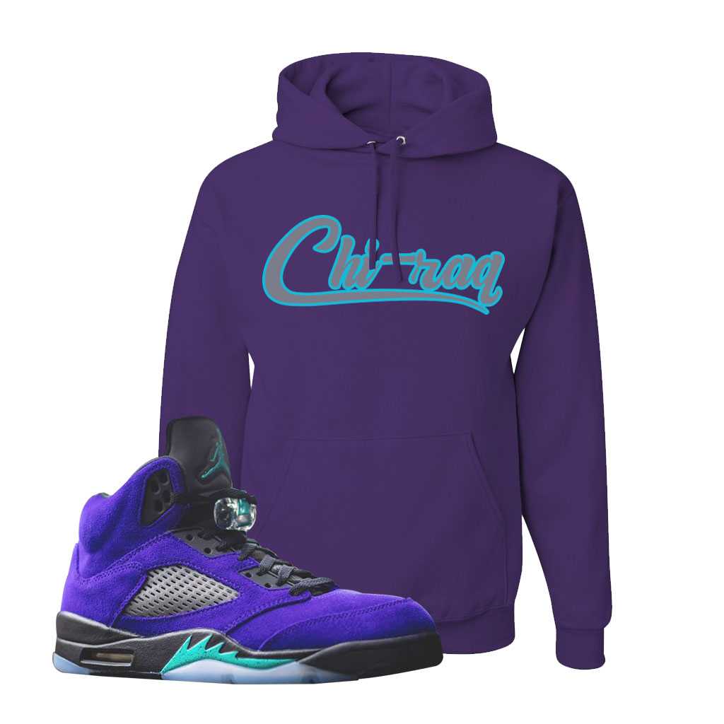 Air Jordan 5 Alternate Grape Hoodie 