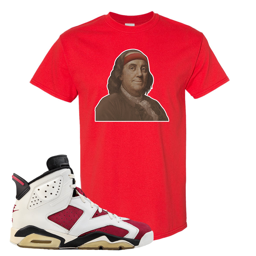 air jordan red t shirt