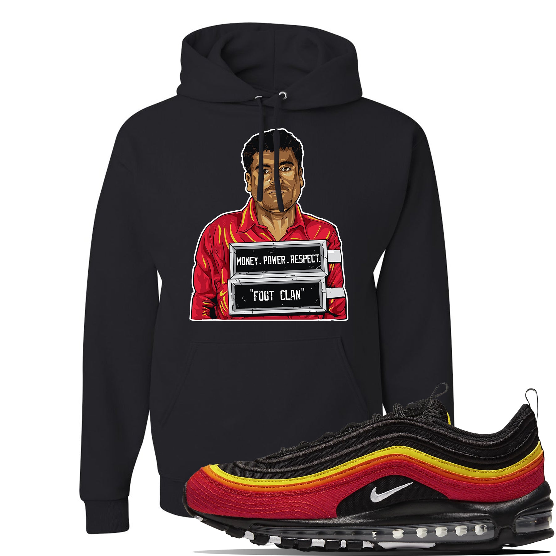 nike air max 97 black chile red