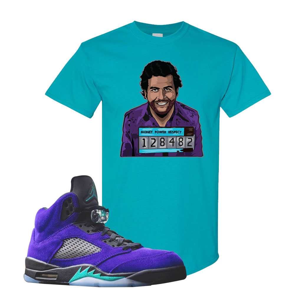 alternate grape jordan 5 shirt