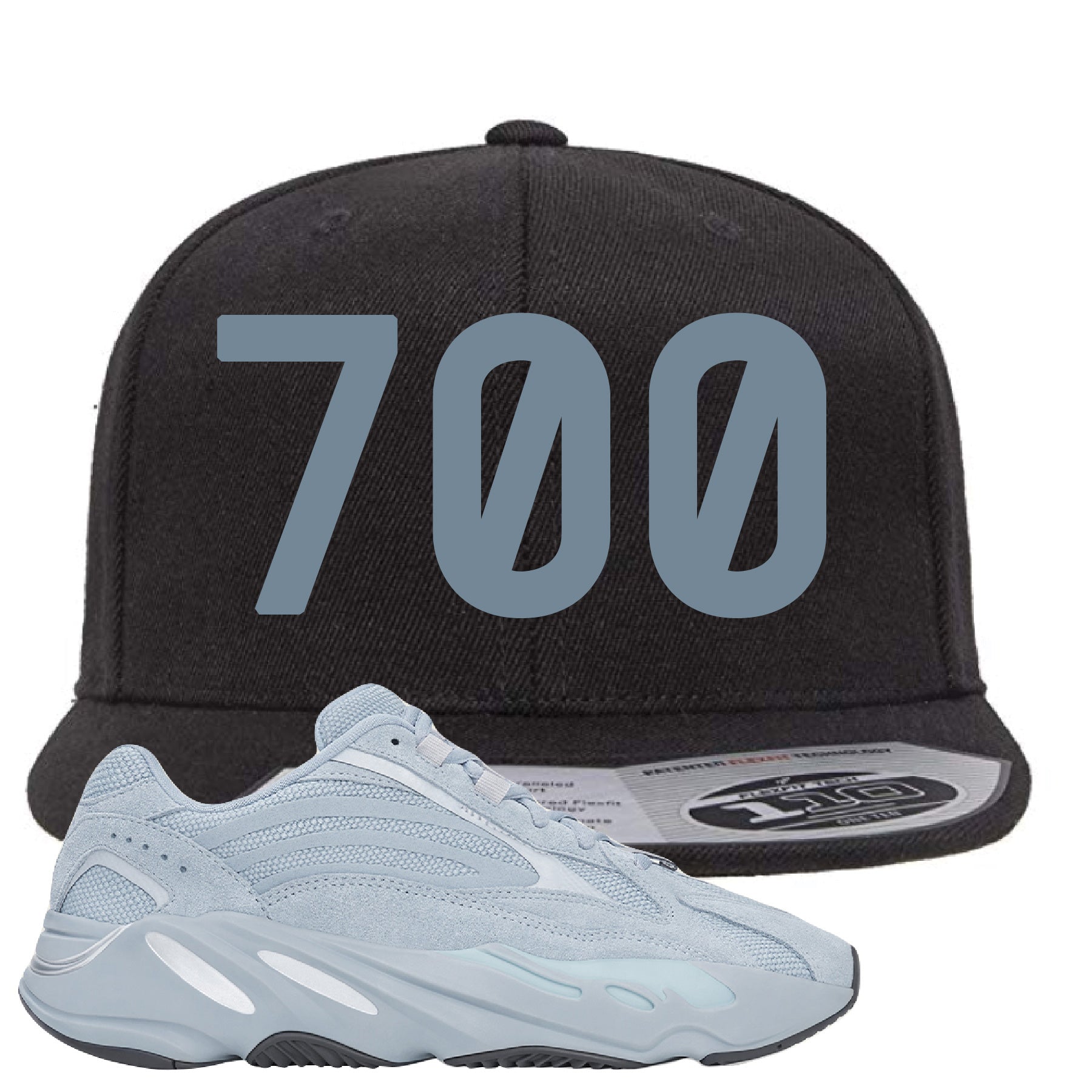 Match Yeezy Boost 700 V2 Hospital Blue 