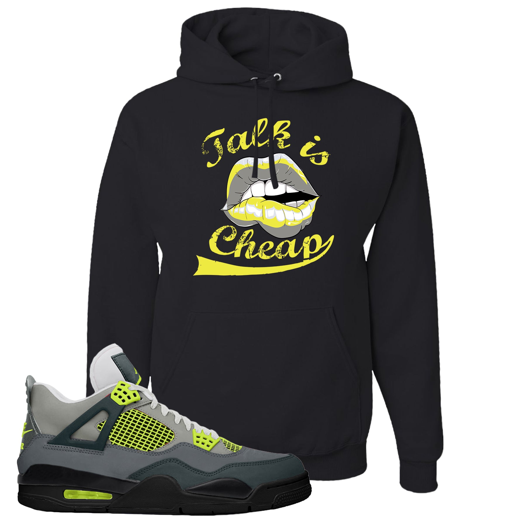 jordan neon hoodie