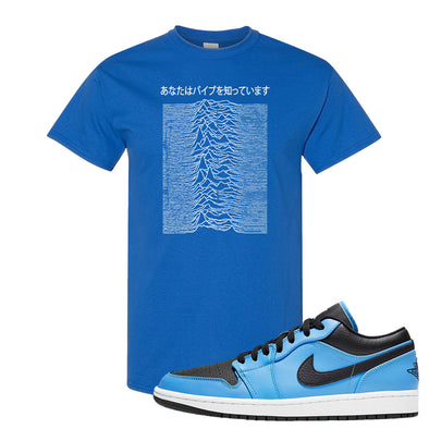 Air Jordan 1 Low University Blue Black Clothing To Match Sneakers Cap Swag