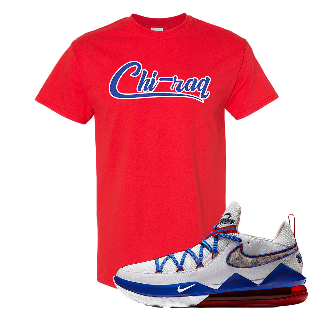 red lebron shirt