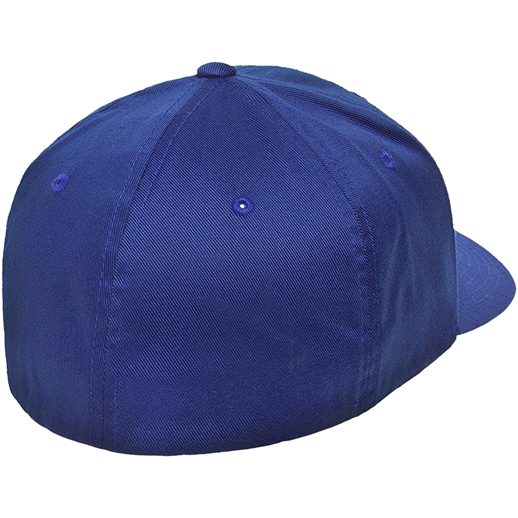 Blank Blue Flexfit Elastic Stretch Fit Bent Brim Ball Cap Hat – Cap Swag
