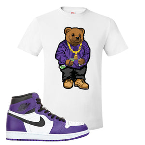 purple jordan clothes