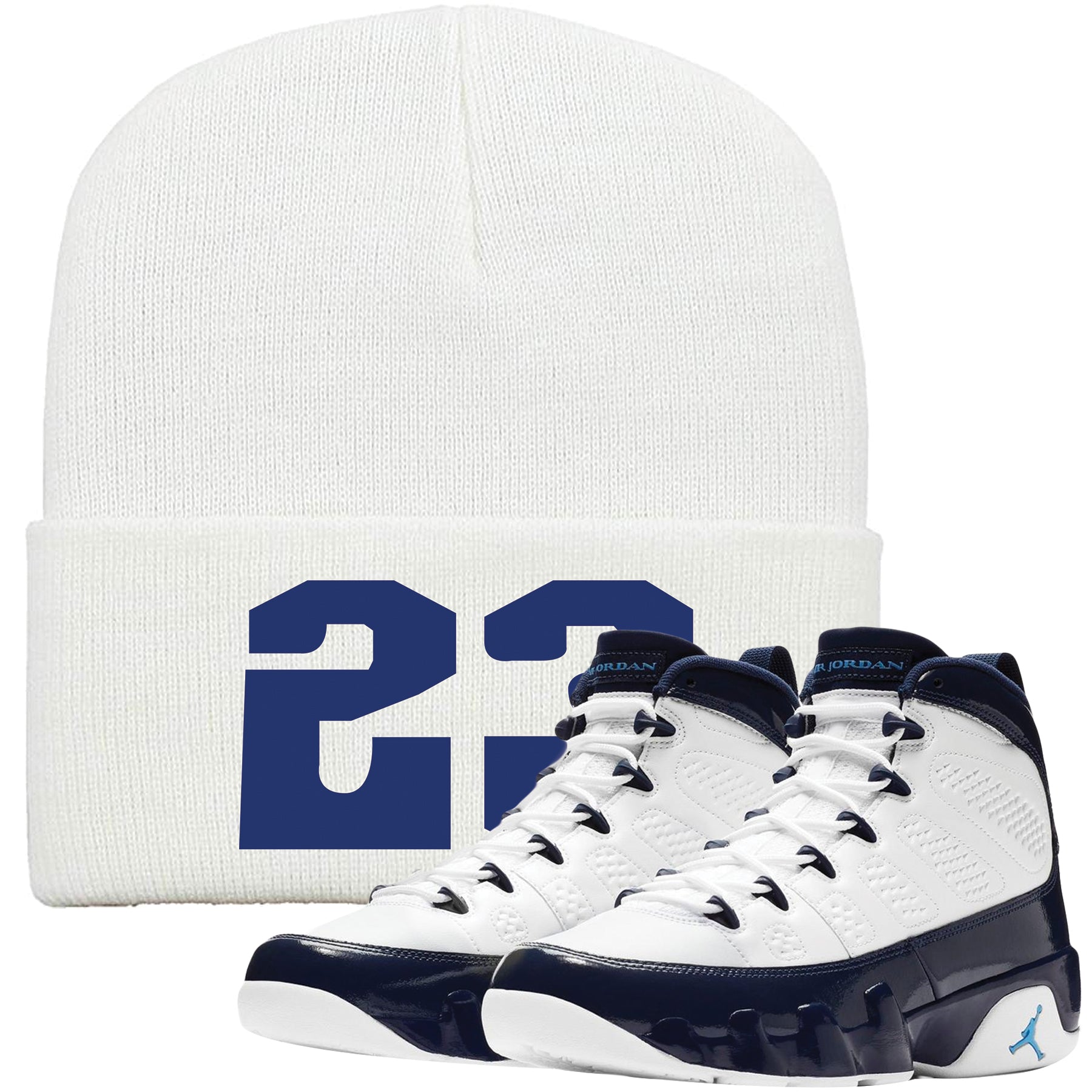 blue and white 23 jordans