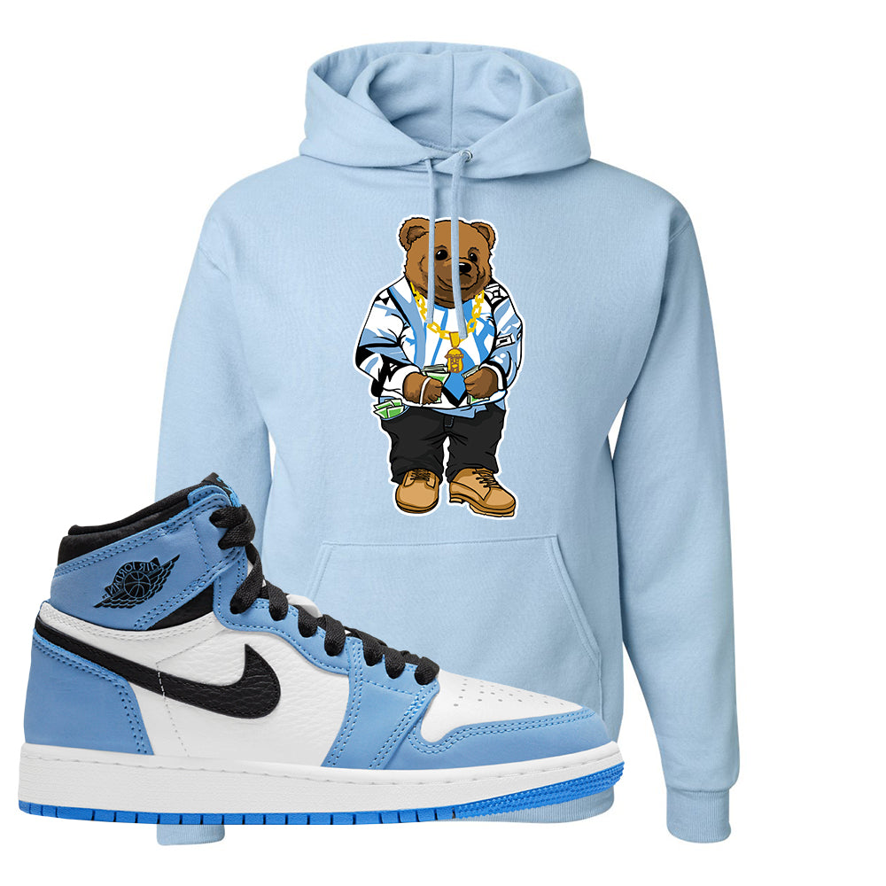 jordan light blue hoodie