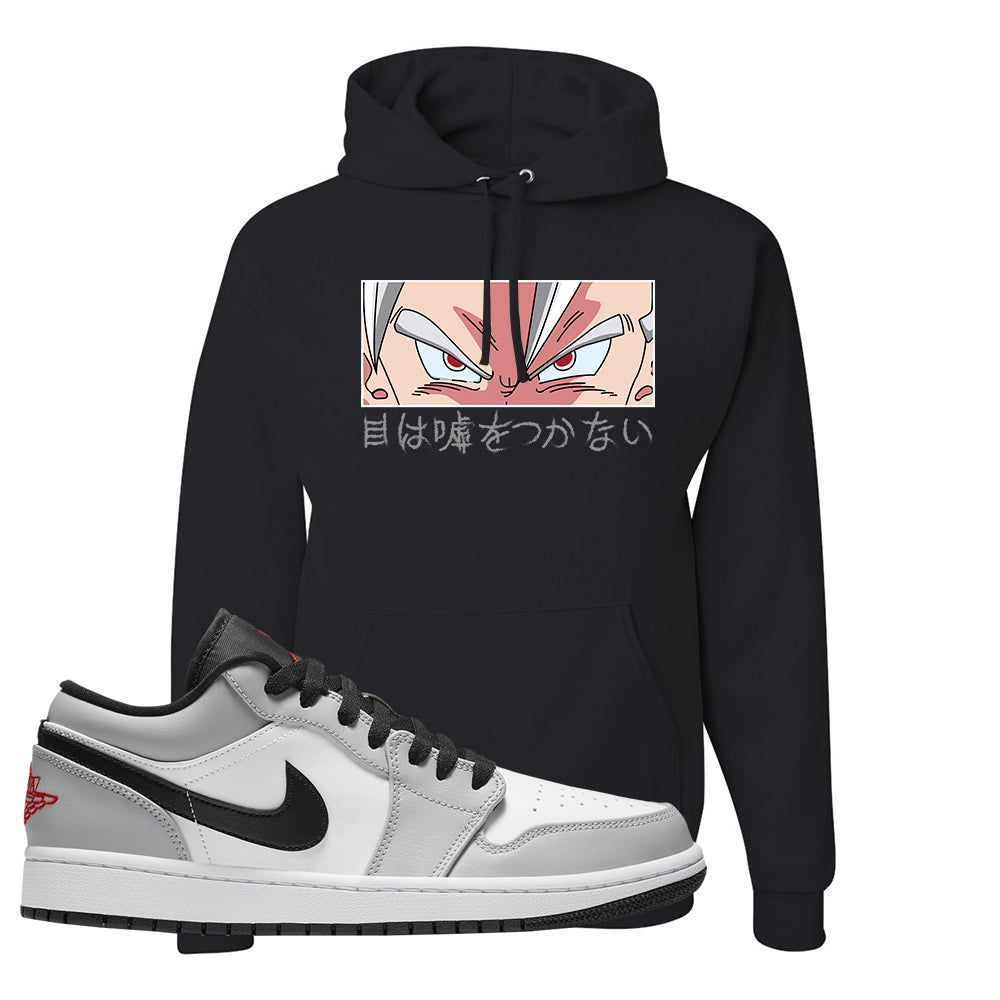 Air Jordan 1 Low Light Smoke Grey Gym Red White Hoodie Eyes Don T Li Cap Swag