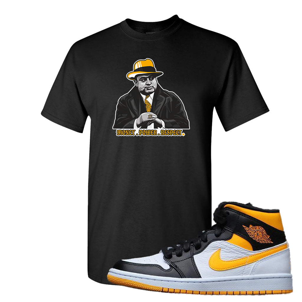 yellow and black jordan 1 shirt