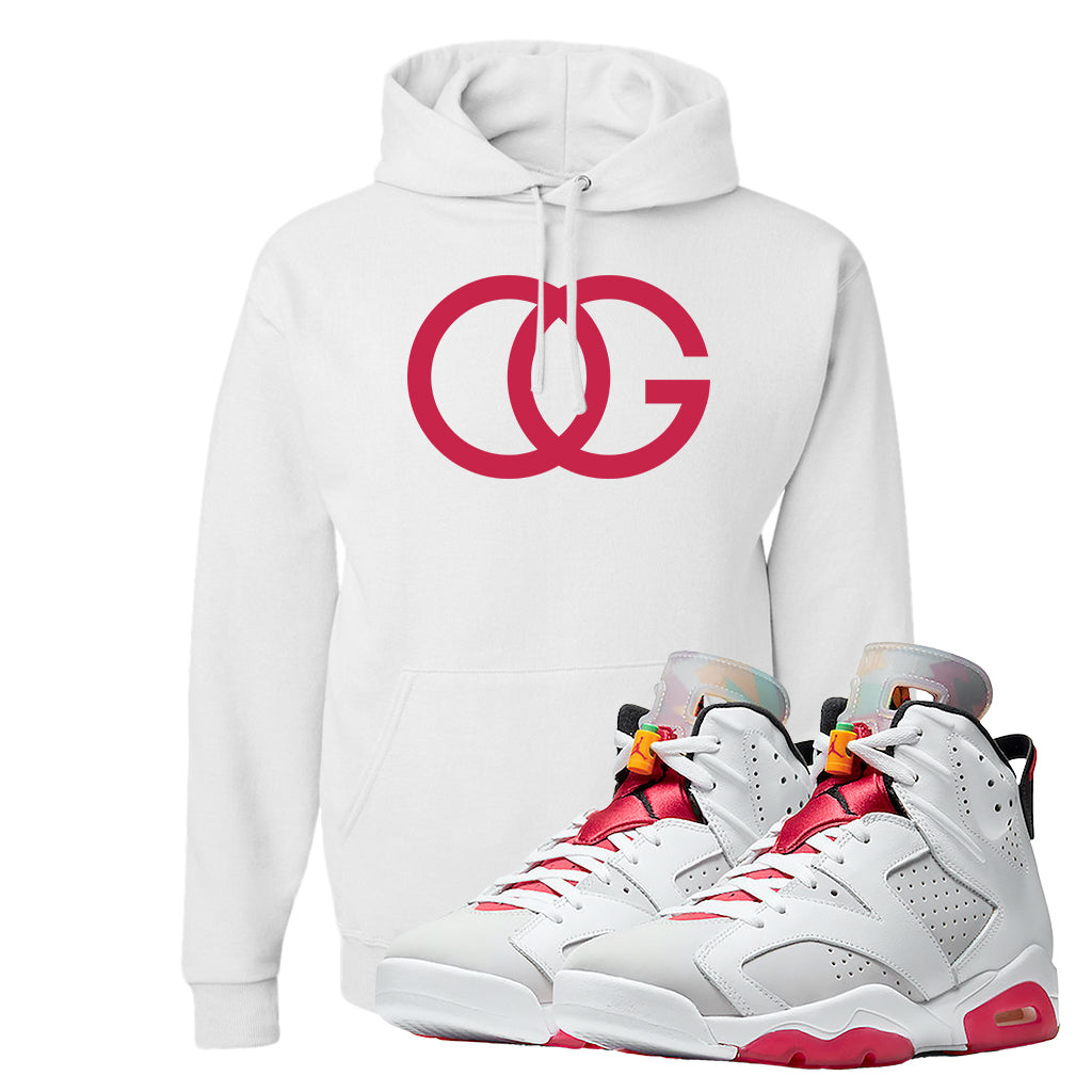 Air Jordan 6 Hare Hoodie | White, OG 