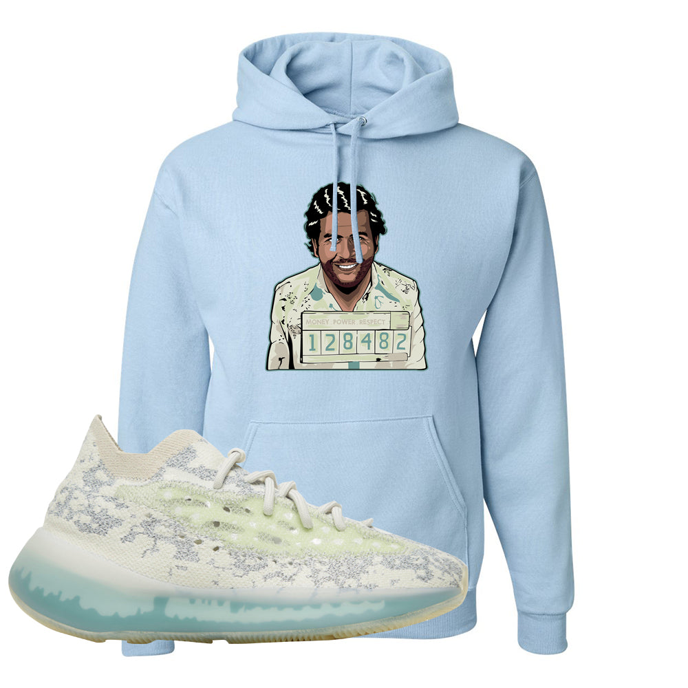 Alien Blue 380s Hoodie Escobar Illustration Light Blue Cap Swag