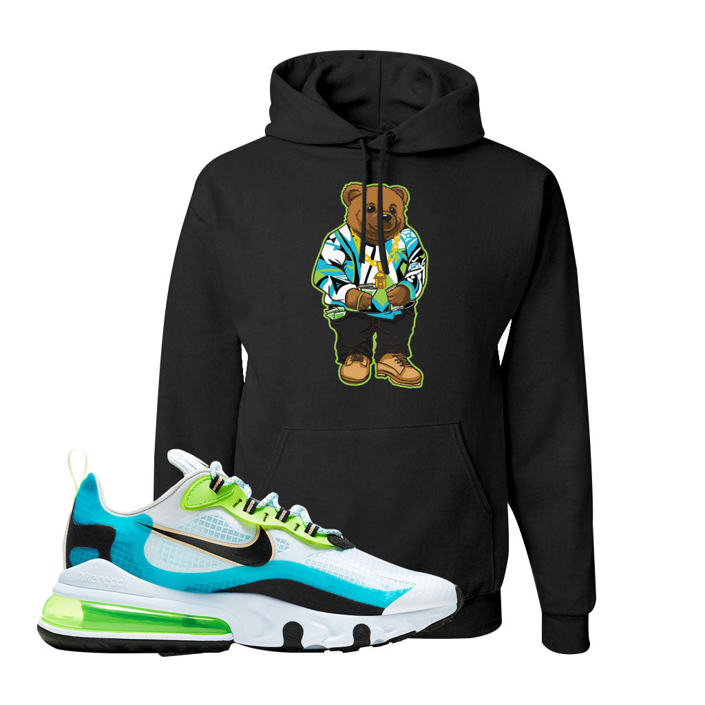 Air Max 270 React Oracle Aqua Hoodie Black Sweater Bear Cap Swag