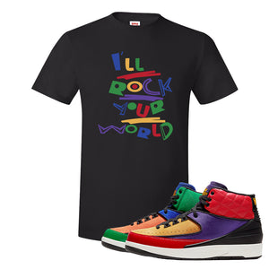 jordan 2 multicolor shirt