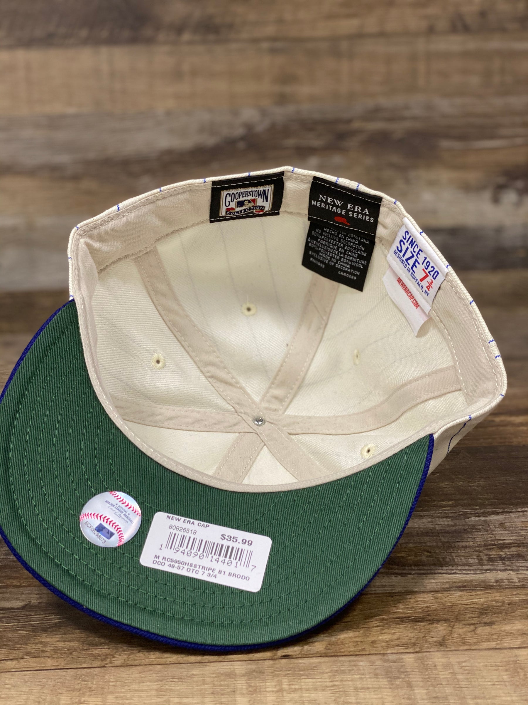 Brooklyn Dodgers Retro 5950 Fitted Hat | Heritage Vintage Series Coope ...