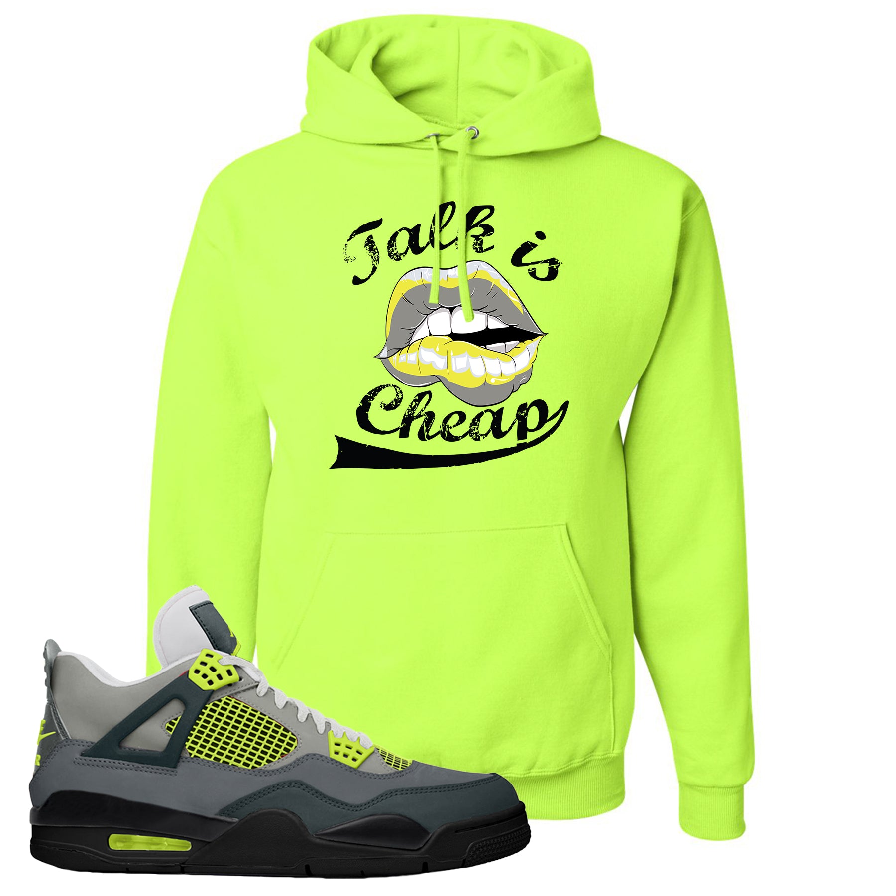 neon green jordan hoodie