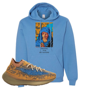 blue oat yeezy outfit