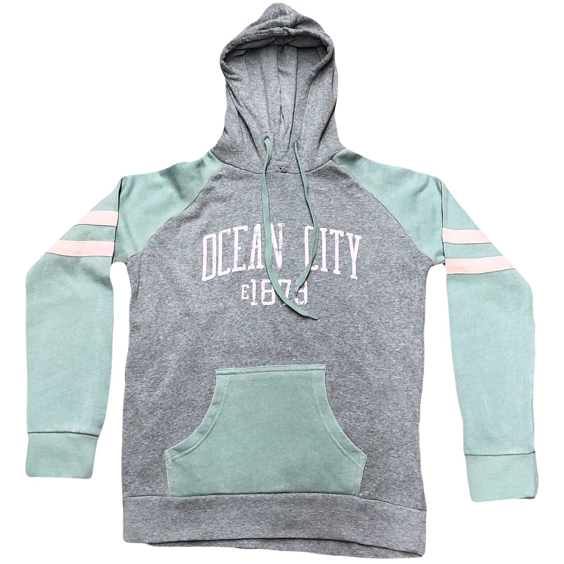 womens mint green hoodie