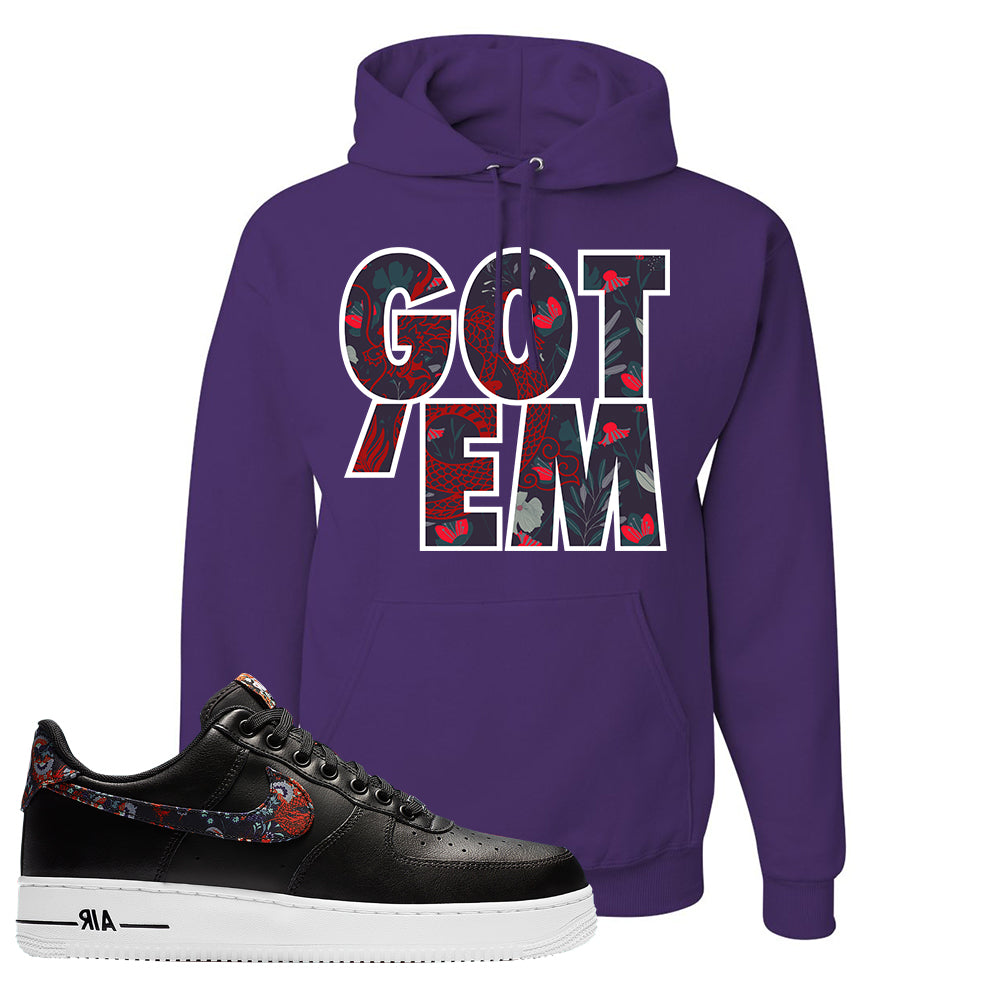 purple and white nike hoodie