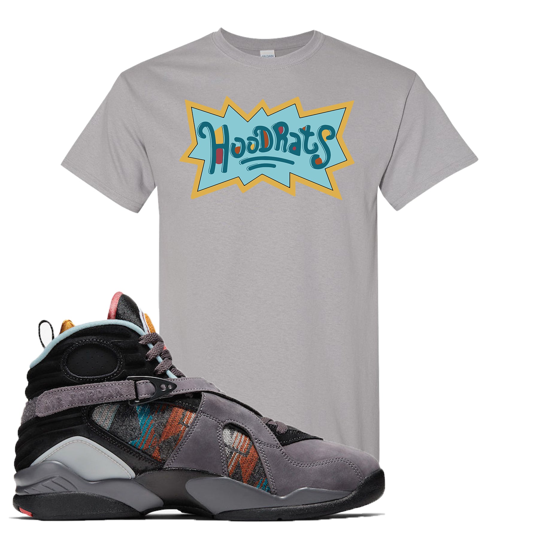 Air Jordan 8 N7 T-Shirt | Gravel, Hood 