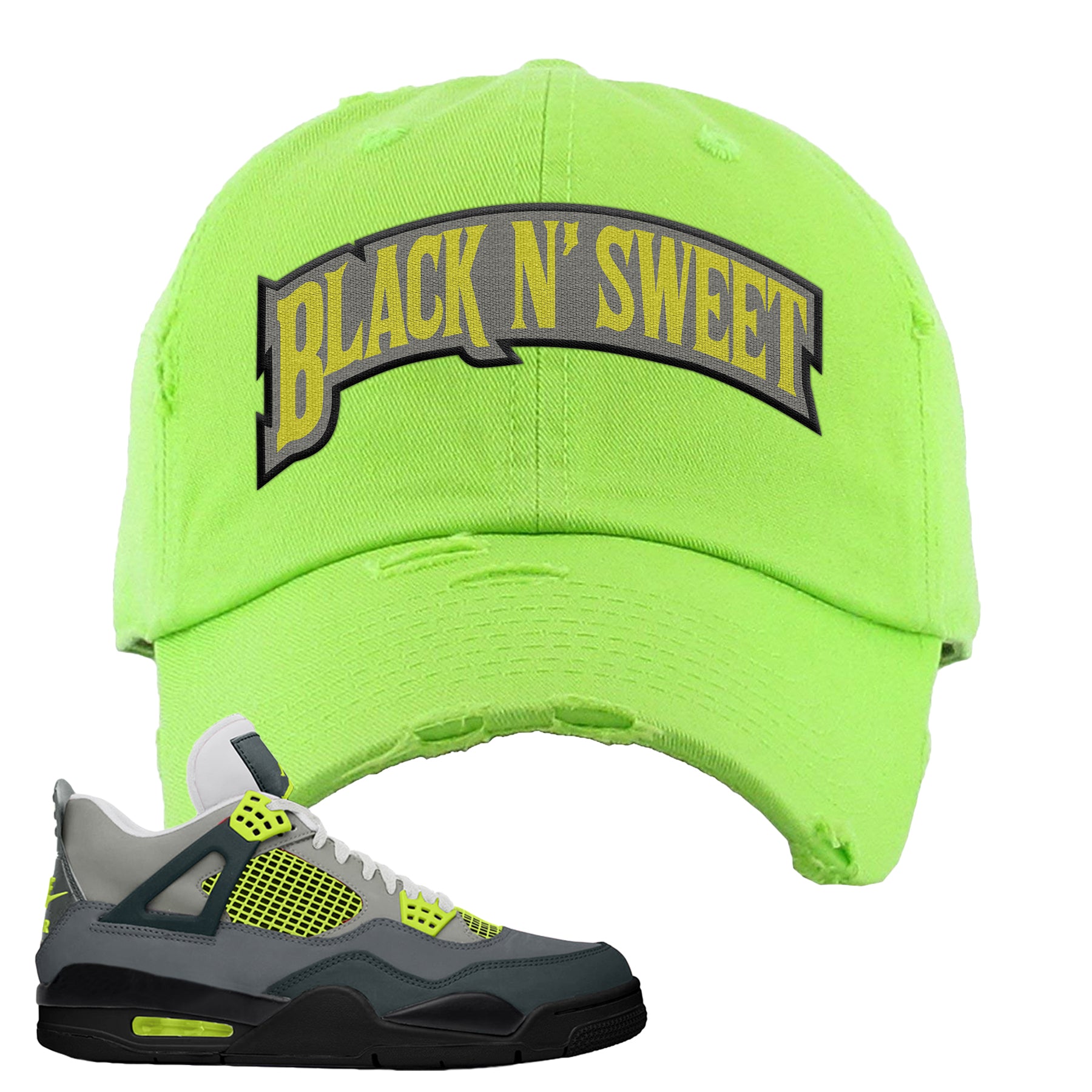 jordan 4 neon hat