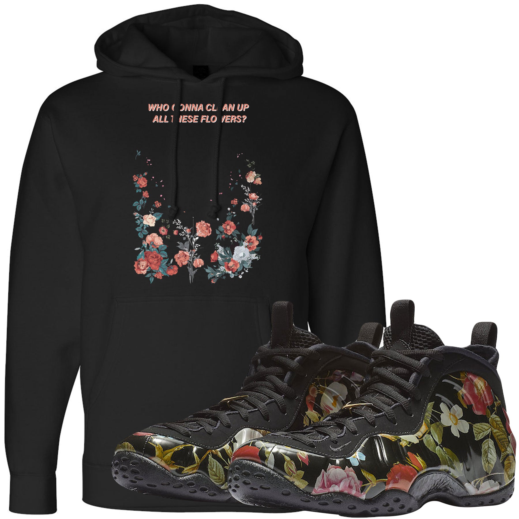 floral foamposite kids