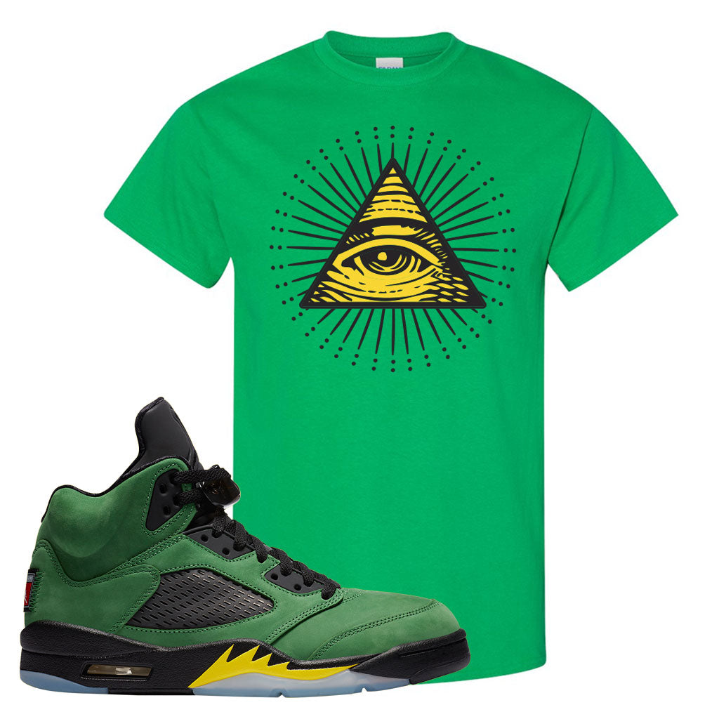 jordan 5 oregon t shirt