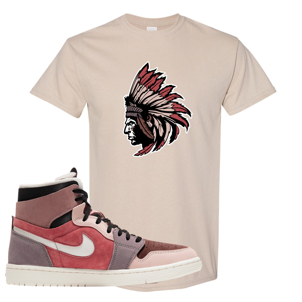 Air Jordan 1 Zoom Canyon Rust T Shirt Indian Chief Sand Cap Swag