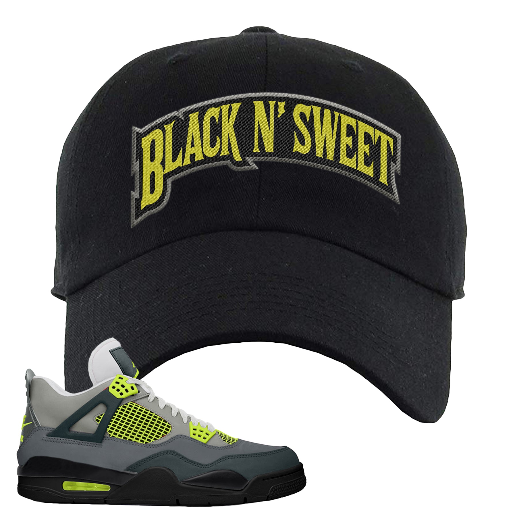 jordan 4 neon hat