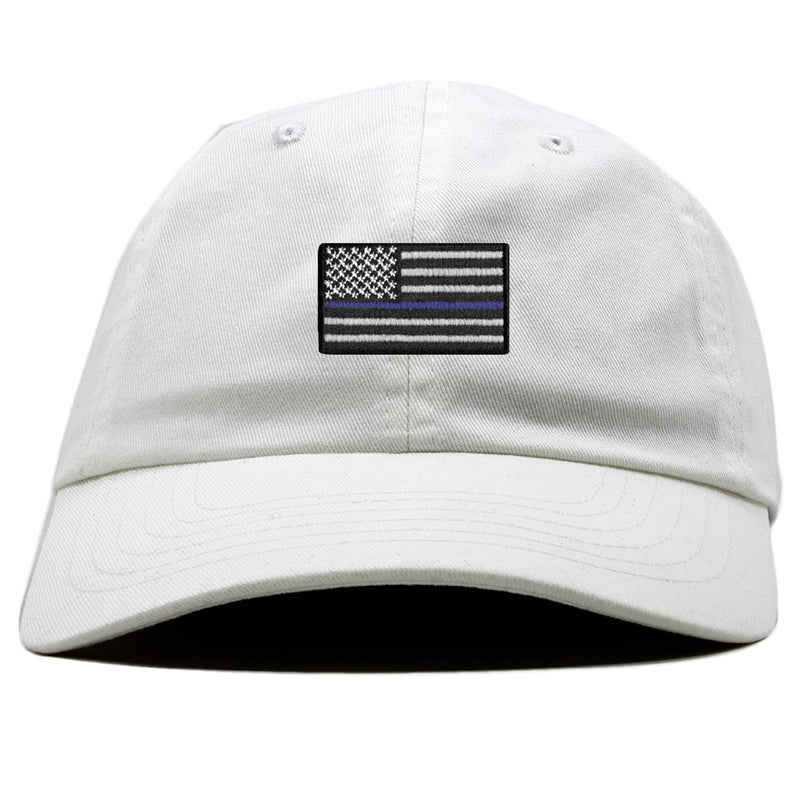Blue Lives Matter Police Lives Matter Thin Blue Line White Dad Hat ...