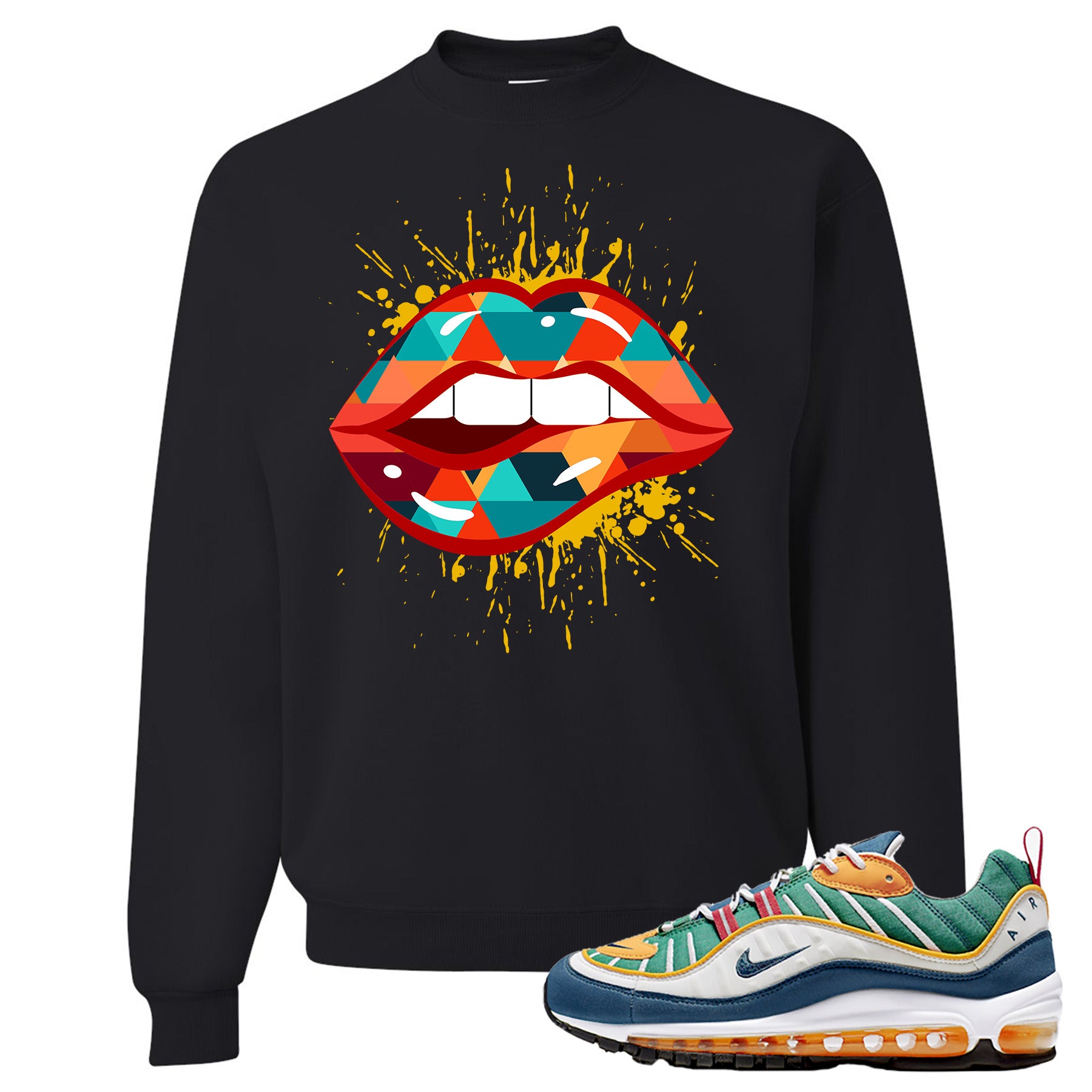 nike multicolor sweater