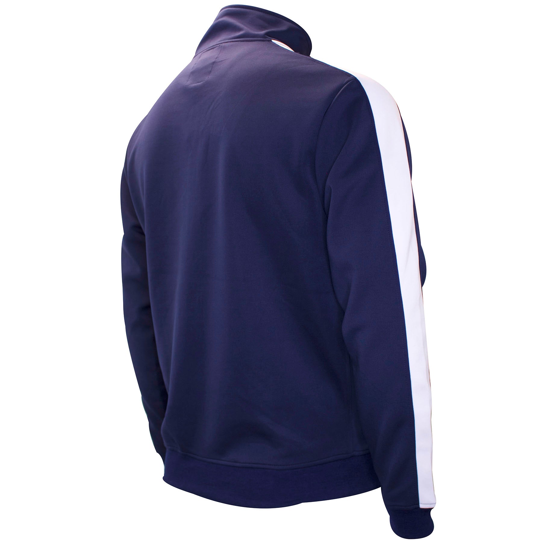 Navy Blue and White Track Jacket – Cap Swag