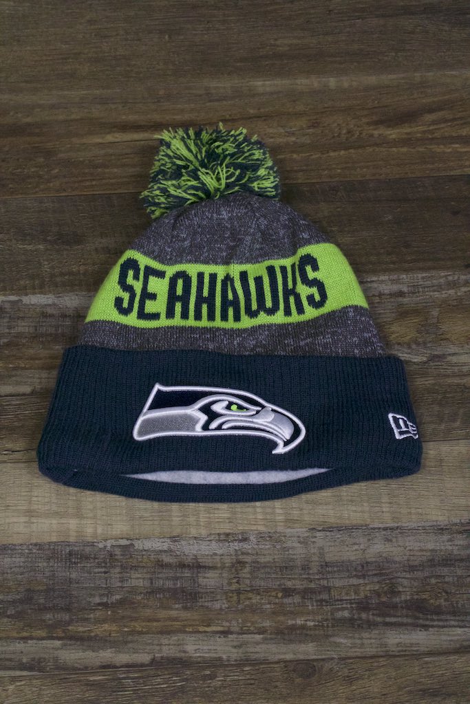 seahawks on field cap