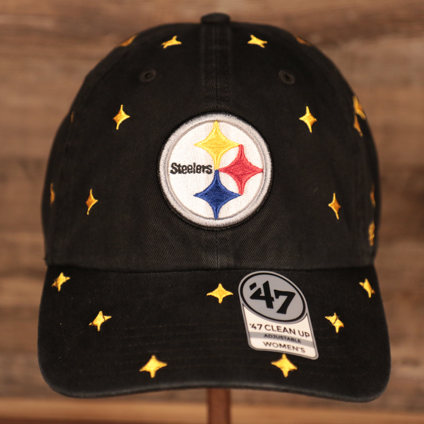 47 BRAND | PITTSBURGH STEELERS | CONFETTI MULTI PATCH | DAD HAT | BLAC