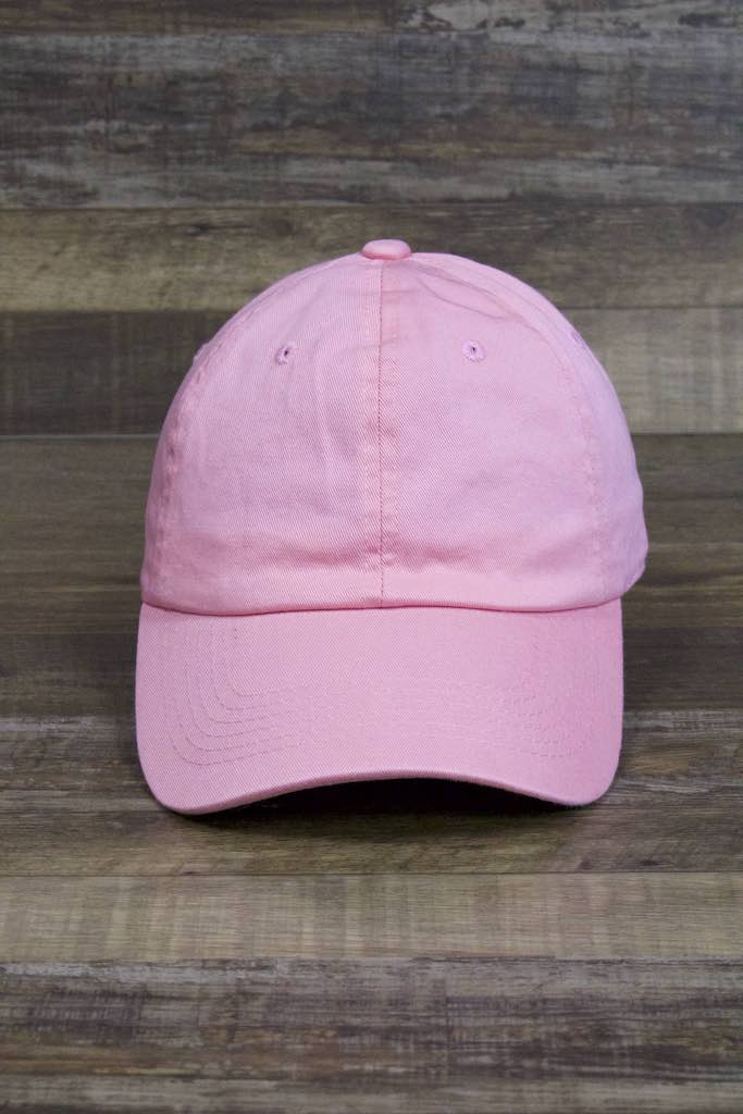 Plain Pink Adjustable Dad Hat Logo Free Baseball Cap For Embroidery Cap Swag - roblox hat baseball gradient color hat game around men and women adjustable cap students visor hat custom fitted hats design your own hat from