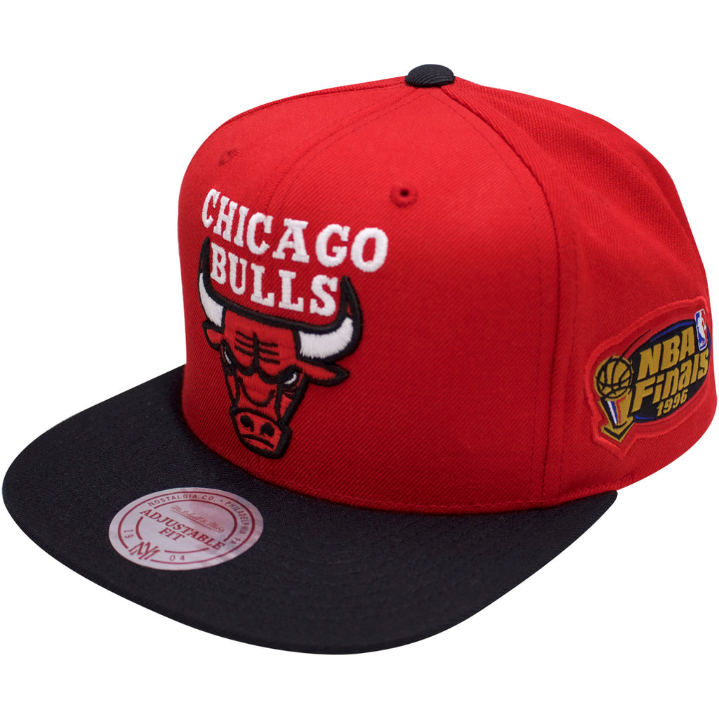 Chicago Bulls 1996 NBA Finals Championship Patch Snapback Hat – Cap Swag