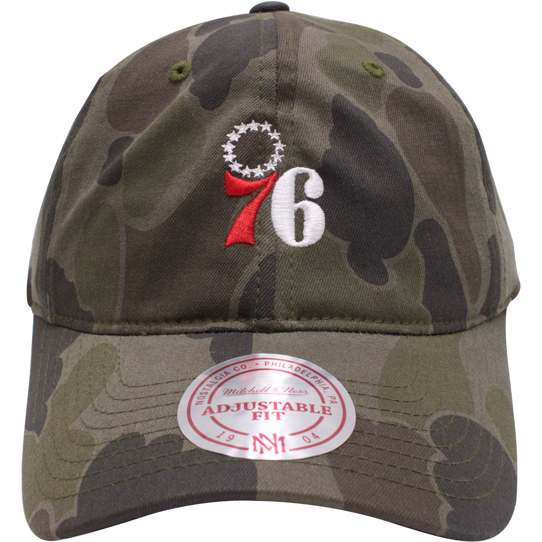 Philadelphia 76ers Woodland Camouflage Dad Hat – Cap Swag