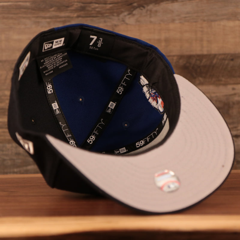 New York Yankees x Mets Split Crown Grey Bottom 59fifty Side Patch Fit ...