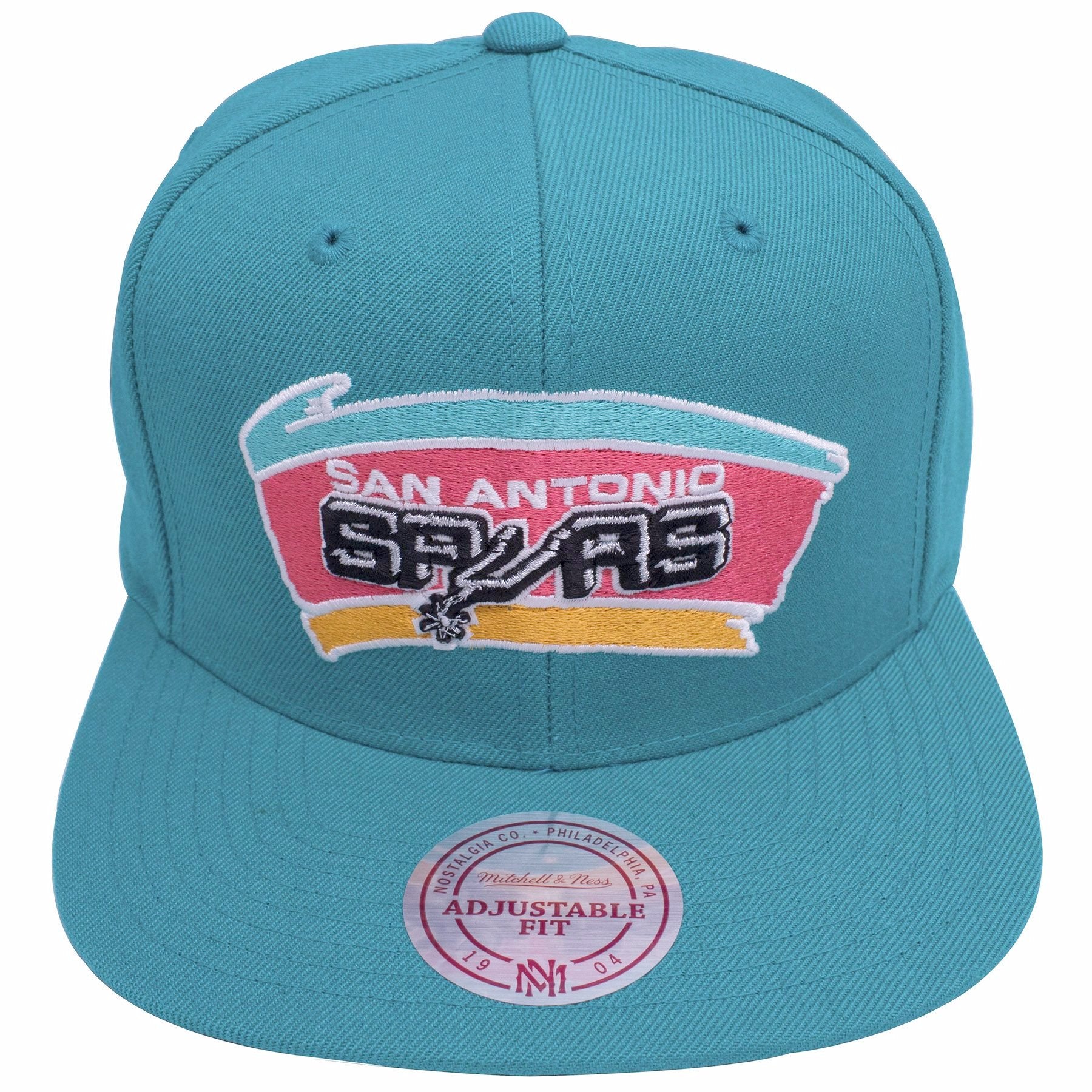San Antonio Spurs Classic Vintage Logo Teal Snapback Hat – Cap Swag