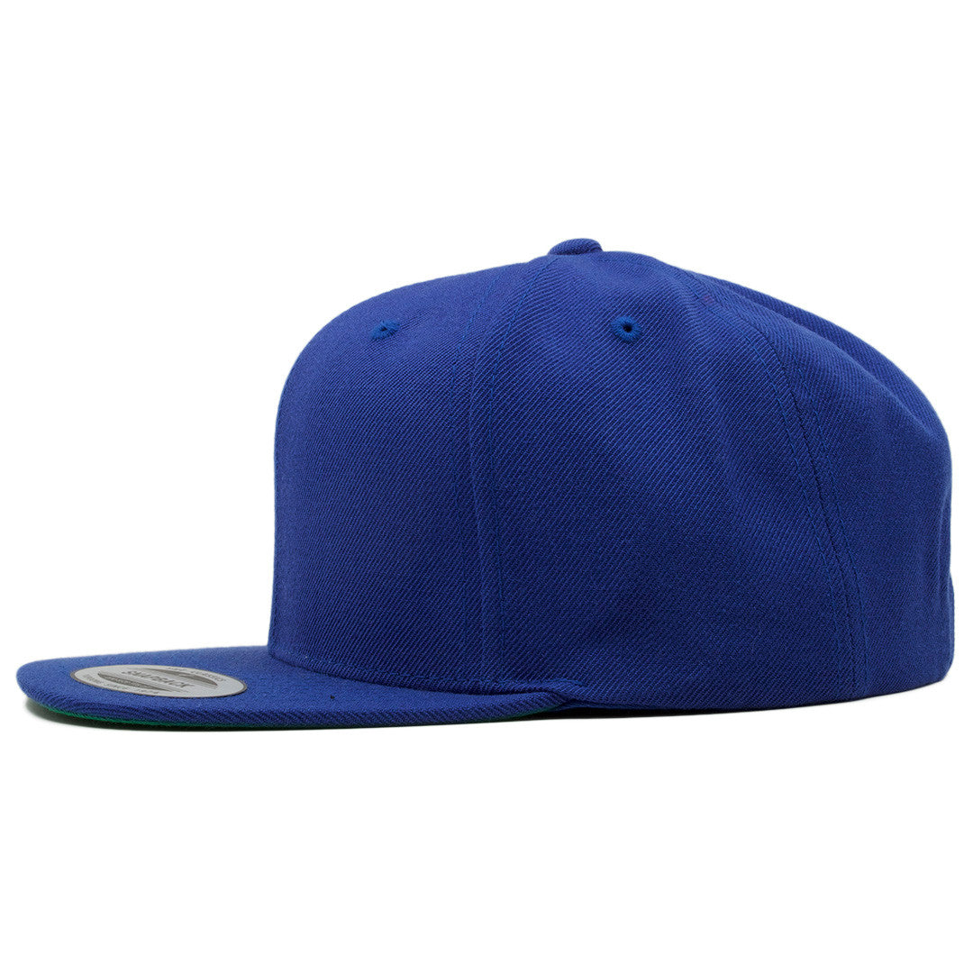 Blank Blue Adjustable Snapback | Plain Blue Snapback Hat – Cap Swag