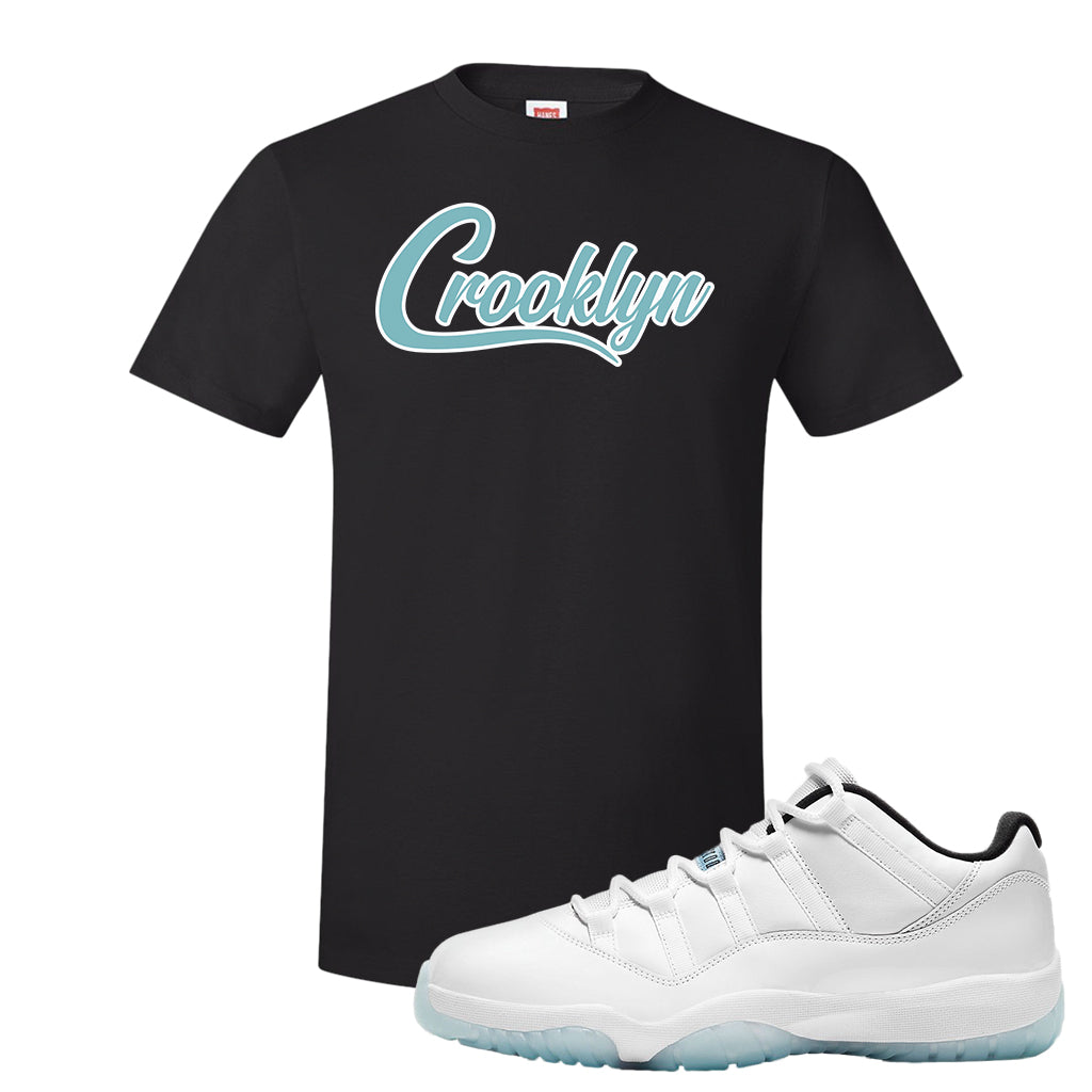 Air Jordan 11 Low Legend Blue T Shirt Crooklyn Black Cap Swag