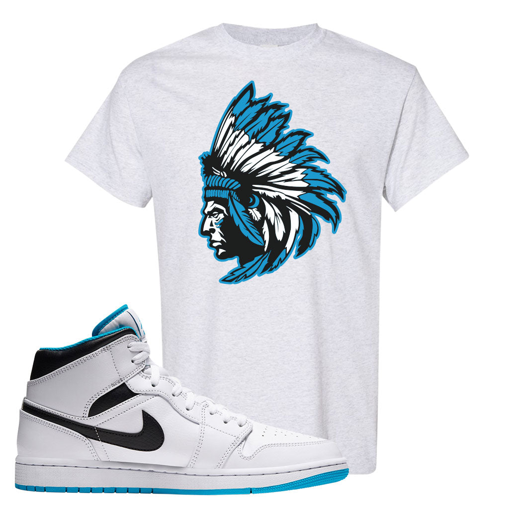 laser blue jordan 1 shirt