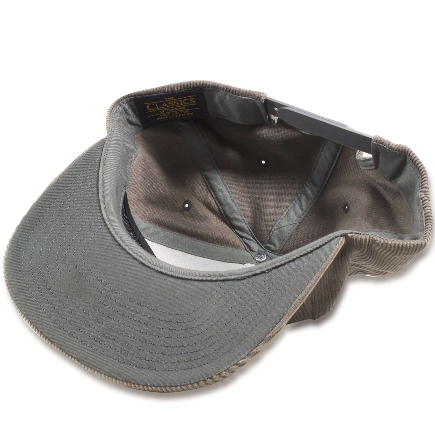 Blank Gray Corduroy Adjustable Snapback Hat – Cap Swag