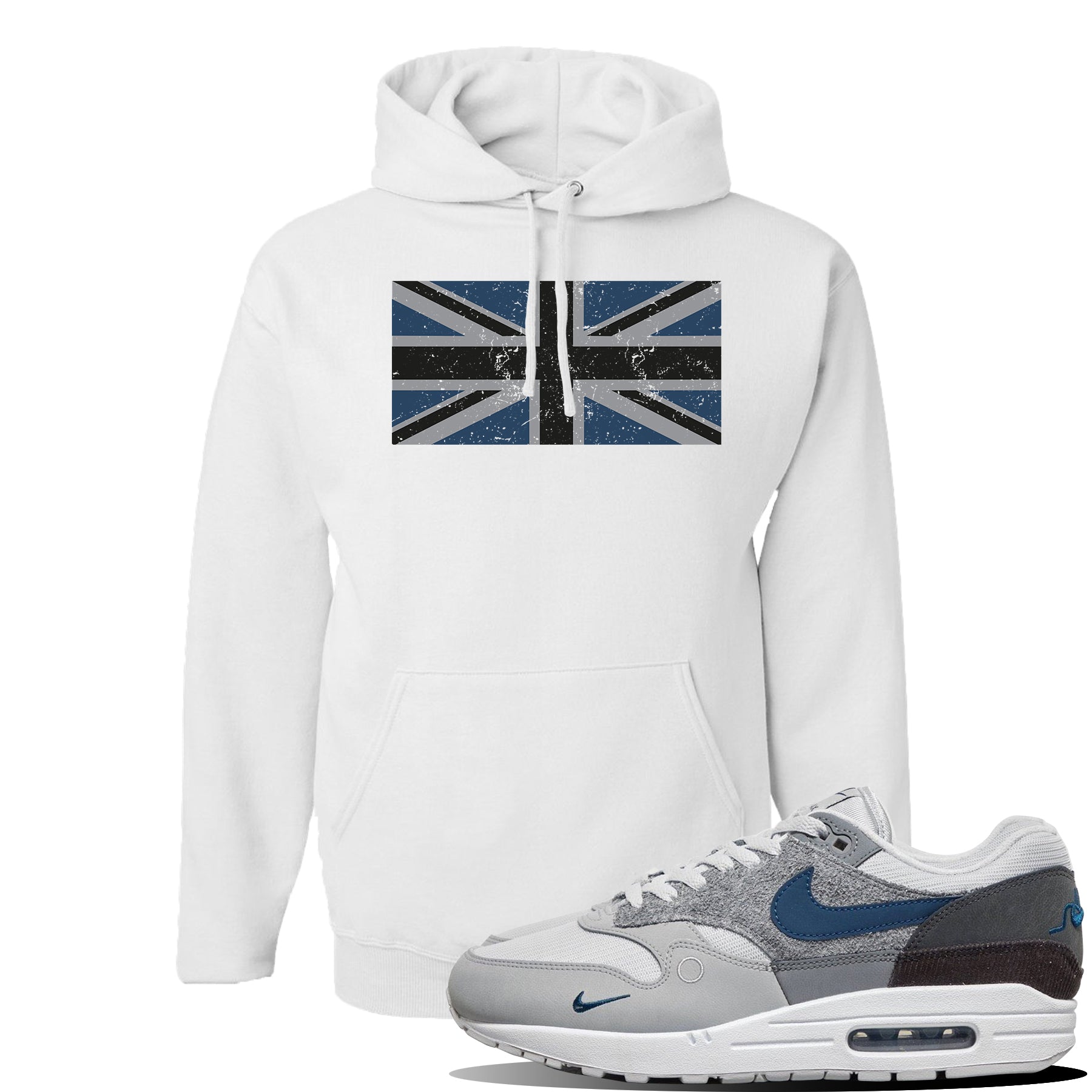 white air max hoodie