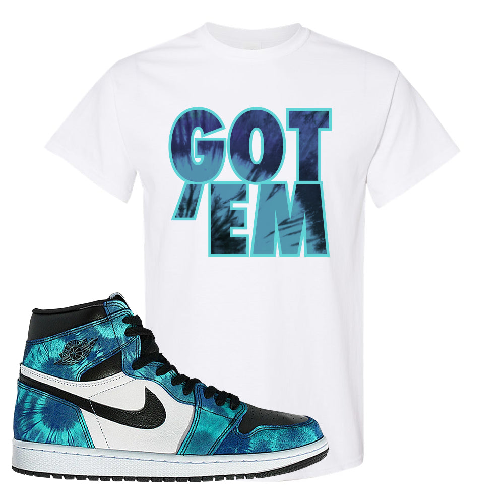 tie dye jordan shirt