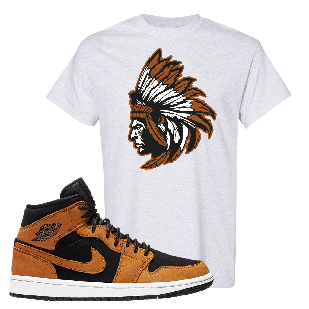 Air Jordan 1 Mid Wheat T Shirt | Indian 