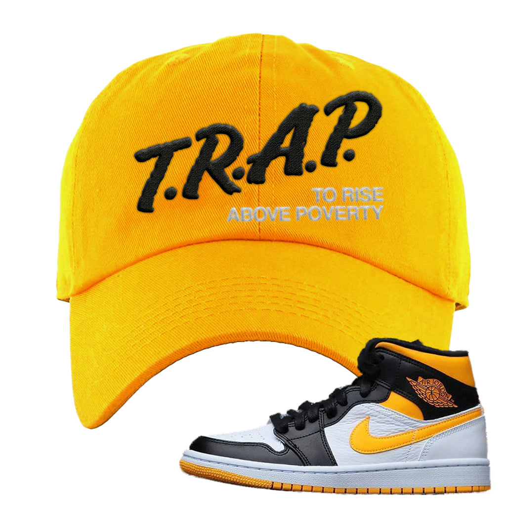 black and yellow jordan hat