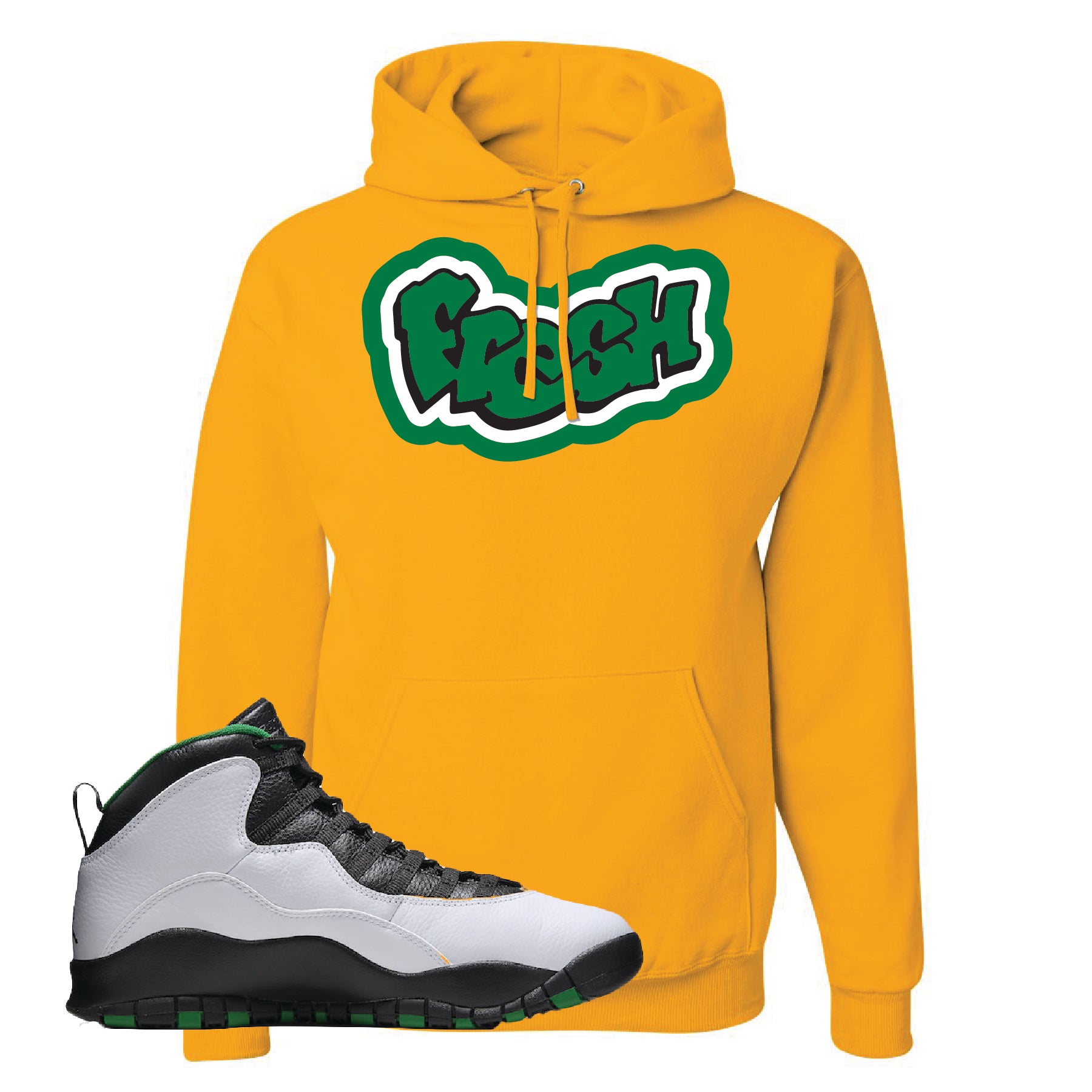 jordan 10 seattle hoodie